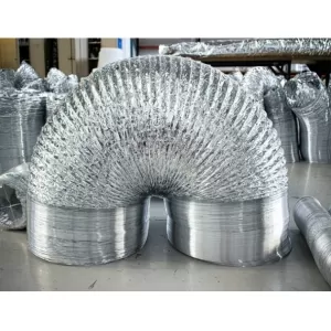 Ống gió mềm không bảo ôn D152 x 8m