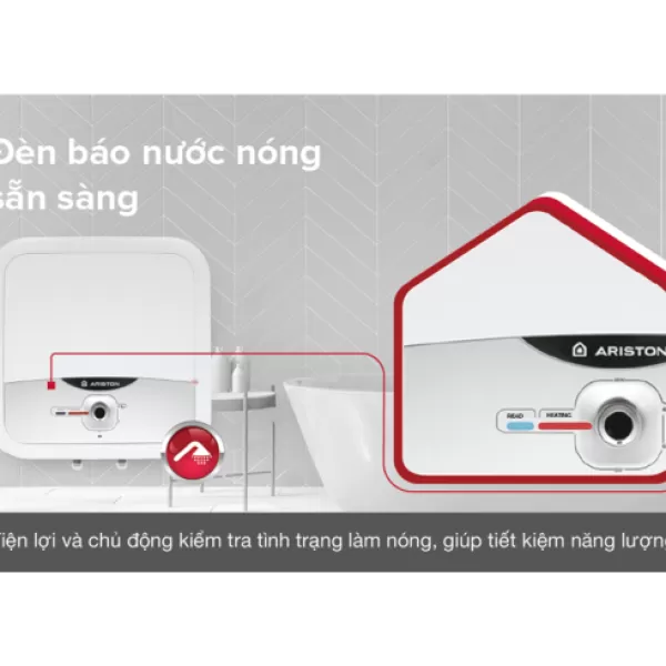 Máy nước nóng gián tiếp Ariston 15 lít 2500W AN2 15 RS 2.5 FE