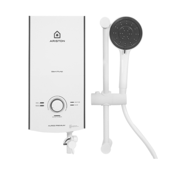 Máy nước nóng trực tiếp Ariston 4500W AURES PREMIUM 4.5P PEARL