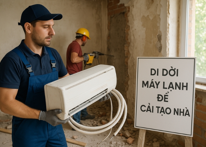 CẦN LƯU Ý NHỮNG GÌ KHI DI DỜI MÁY LẠNH?