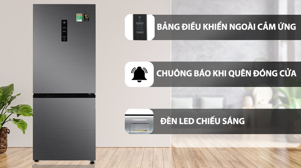 Tủ lạnh Aqua Inverter 260 Lít AQR-B306MA(HB) - Tiện ích Tủ lạnh Aqua Inverter 260 Lít AQR-B306MA(HB) - Tiện ích