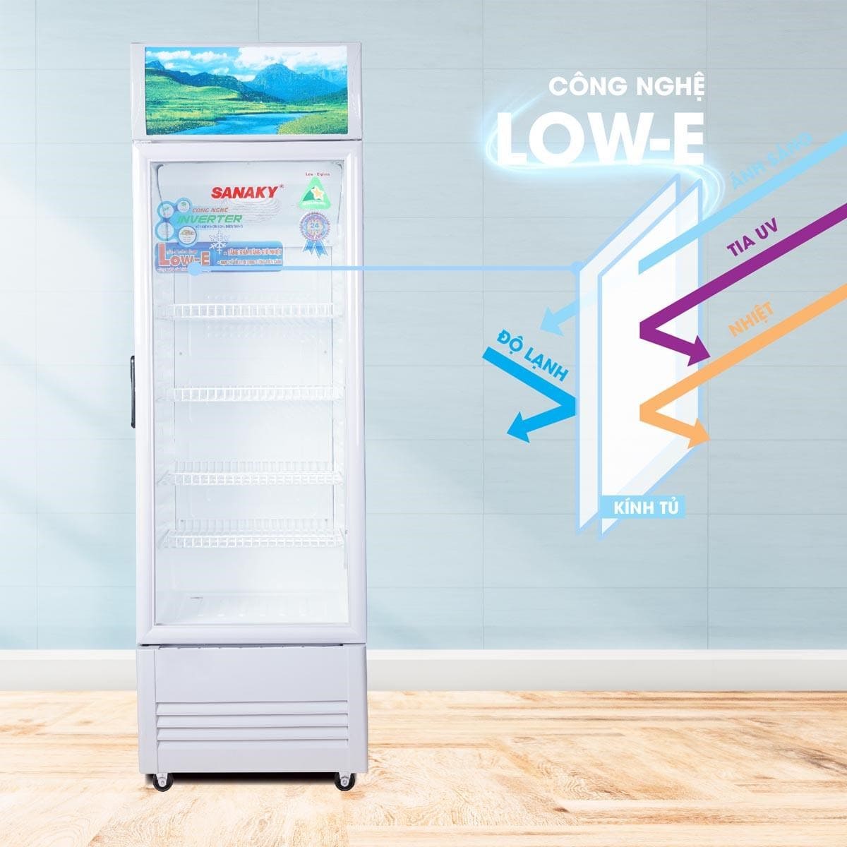 Công nghệ Low - E chống ngưng đọng sương, hạn chế trao đổi nhiệt ra bên ngoài