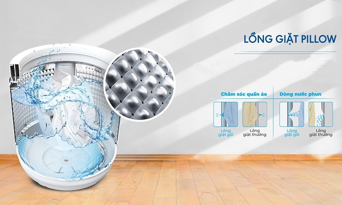 Máy giặt Aqua Inverter 12 kg AQW-DR120CT (S)