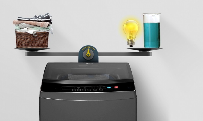 Máy giặt Casper 7.5 kg WT-75N70BGA - Hệ thống suy luận ảo Fuzzy Logic