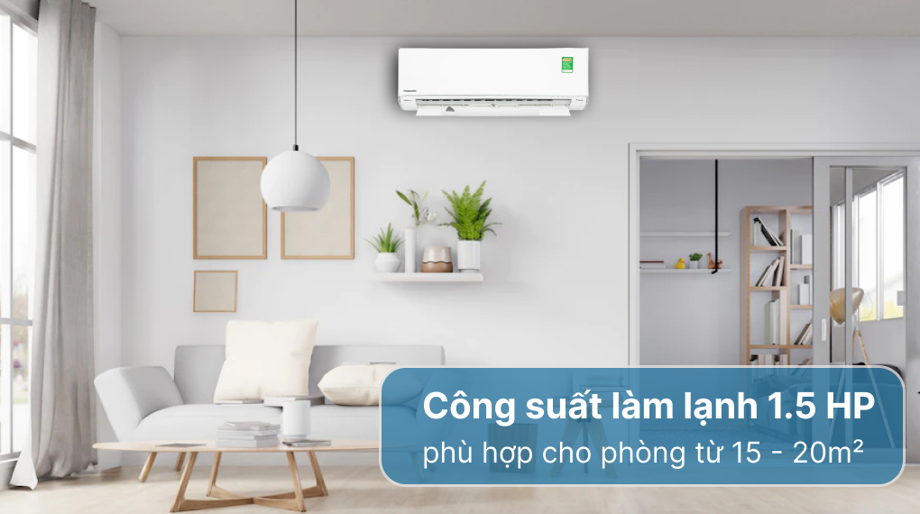 Máy lạnh Panasonic Inverter 1.5 HP CU/CS-XU12XKH-8 - Công suất 1.5 HP Máy lạnh Panasonic Inverter 1.5 HP CU/CS-XU12XKH-8 - Công suất 1.5 HP