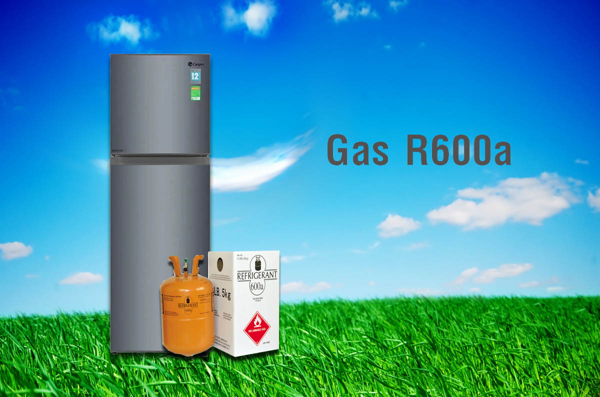 Sử dụng loại gas làm lạnh R600a