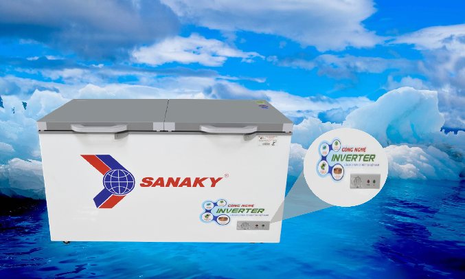 Tủ đông Sanaky Inverter 305 lít VH-4099A4K Dễ sử dụng