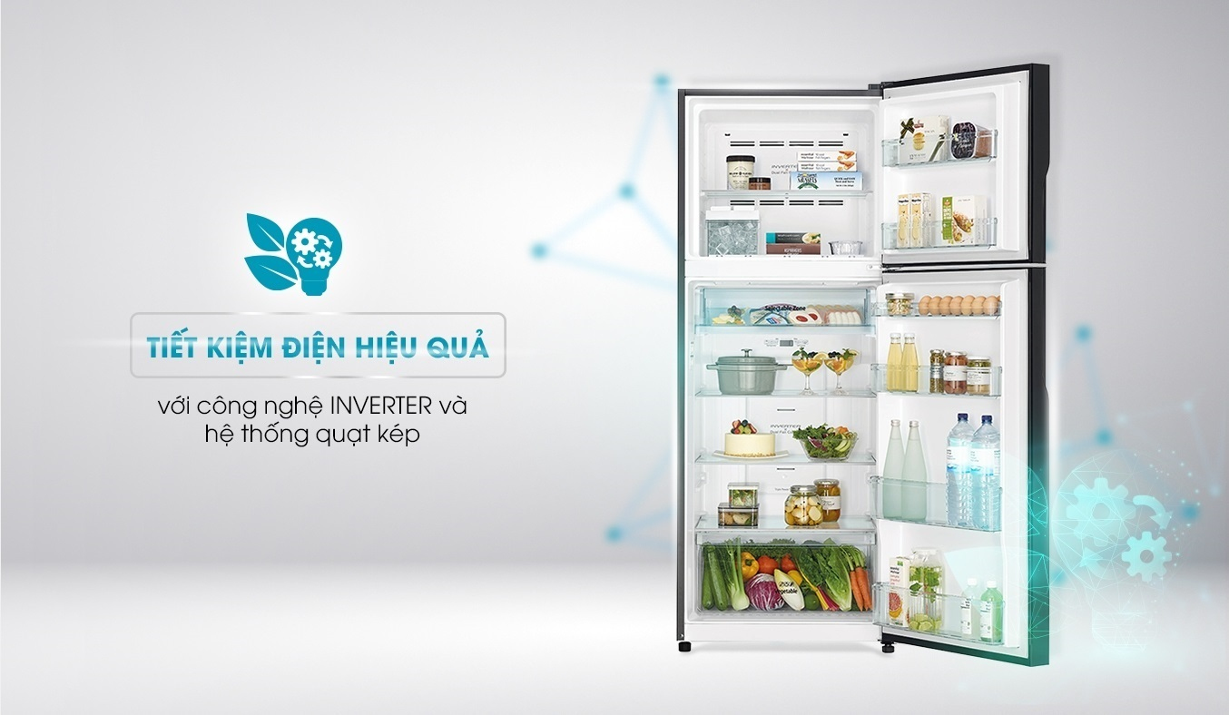 Tủ lạnh Hitachi Inverter 406 lít R-FVX510PGV9(GBK) - Công nghệ Inverter 
