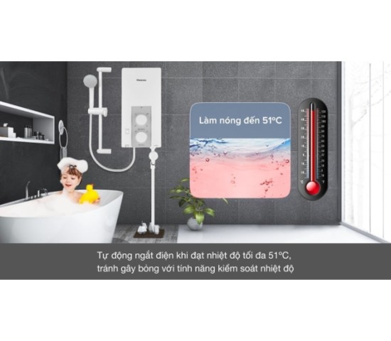 Máy nước nóng trực tiếp Panasonic 4500W DH-4RL1VW