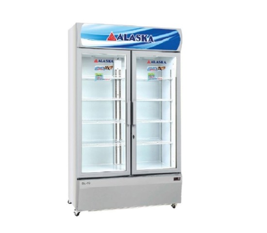 Tủ mát Alaska 2 cửa 700 lít SL-7C dàn lạnh đồng